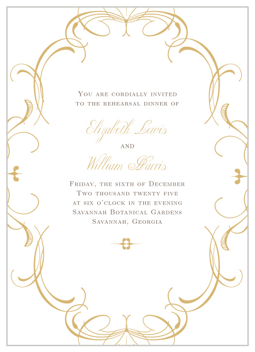 Rehearsal Dinner Invitations | Match Your Color & Style Free!