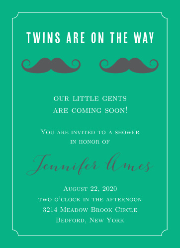 Baby Shower Invitations For Twins Basic Invite Baby Shower Invitations For Twins Basic Invite