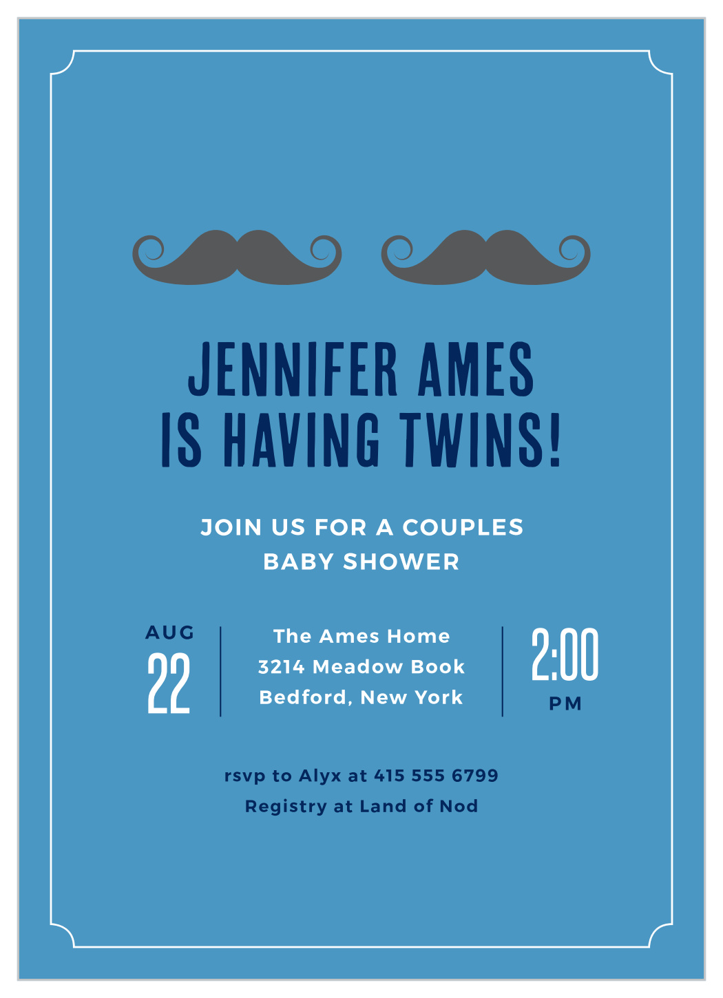 twin boy shower invitations