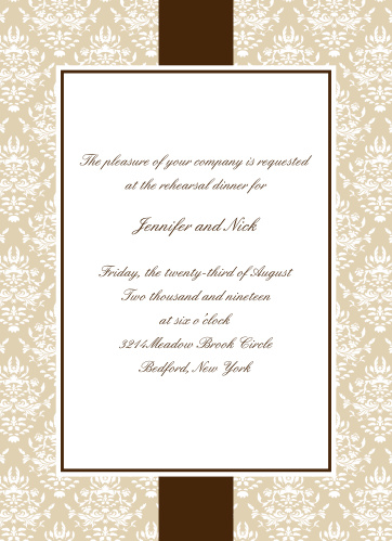 rehearsal dinner invitations match your color style free