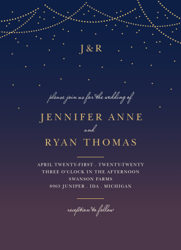 wedding invitations match your