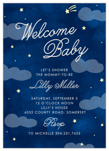 How To Fill Out A Baby Shower Invitation : 30 Pack Baby Boy Shower