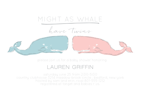 whale baby shower invitations match your color style free whale baby shower invitations