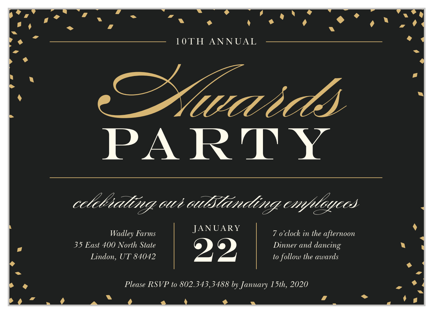 best in show gala invitations by basic invite gala invitation wording