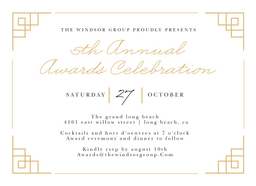 gala invitations corporate event dinner invitations basic invite