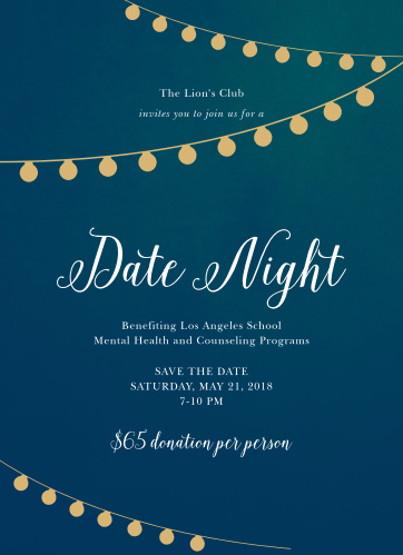 gala invitations corporate event