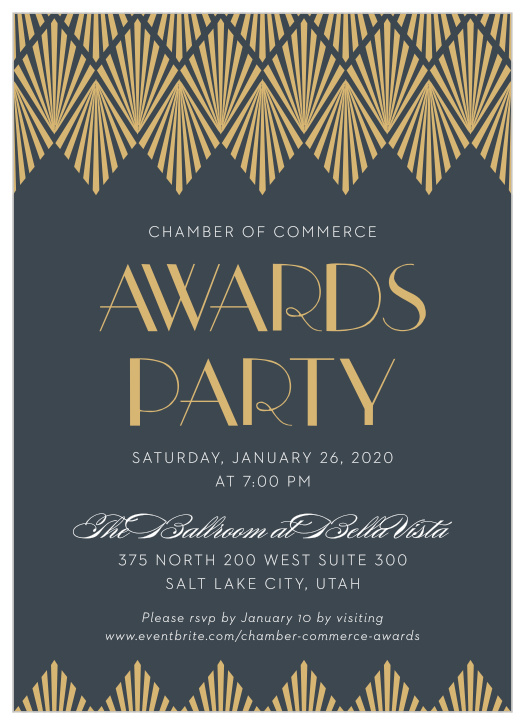 Gala Invitations | Corporate Event & Dinner Invitations - Basic Invite