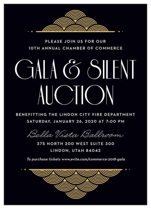 gala invitations corporate event amp dinner invitations gala invitation wording