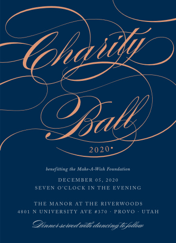 gala invitations corporate event