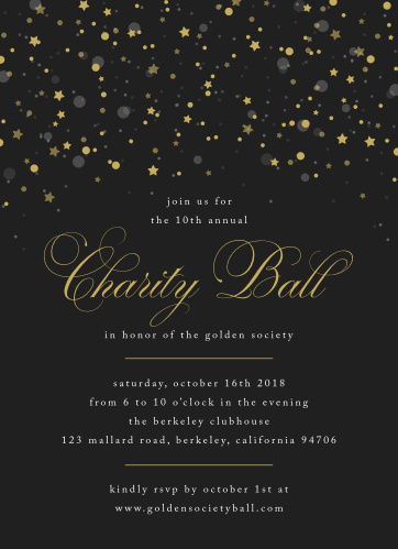 Gala Invitations Corporate Event Dinner Invitations Basic Invite