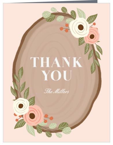 Lilac Vintage Shabby Chic Pattern Personalized Wedding Thank You Cards Lilac Vintage Shabby Chic Pattern Personalized Wedding Thank You Cards
