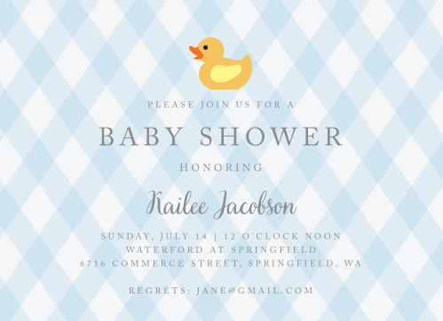 Duck Baby Shower Invitations Match Your Color Style Free Duck Baby Shower Invitations Match Your Color Style Free