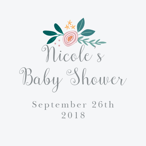 Baby Shower Stickers Stickers Stationery