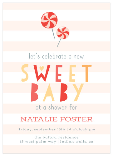 Celebrate your sweet little blessing with our Sweet Baby Baby Shower Invitations!