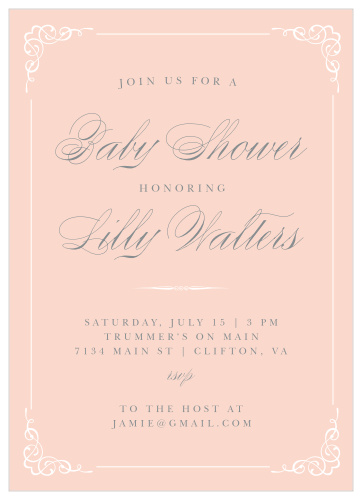 ballerina baby shower invitations free