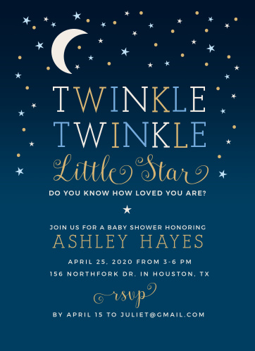 Moon Baby Shower Invitations Match Your Color Style Free Moon Baby Shower Invitations Match Your Color Style Free
