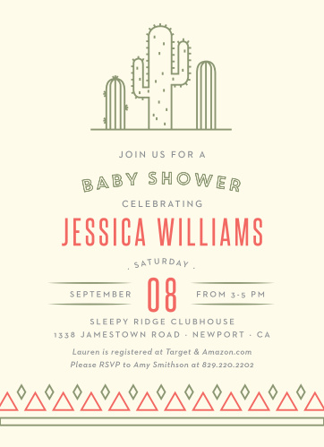 Mexican Baby Shower Invitations Match Your Color Style Free