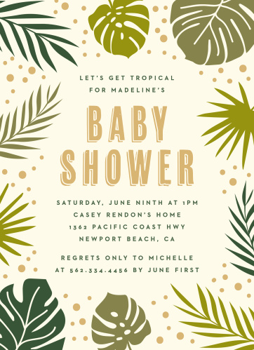 Safari Baby Shower Invitations Match Your Color Style Free