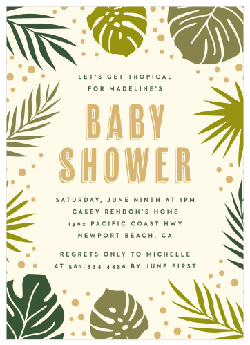 tropical boy baby shower