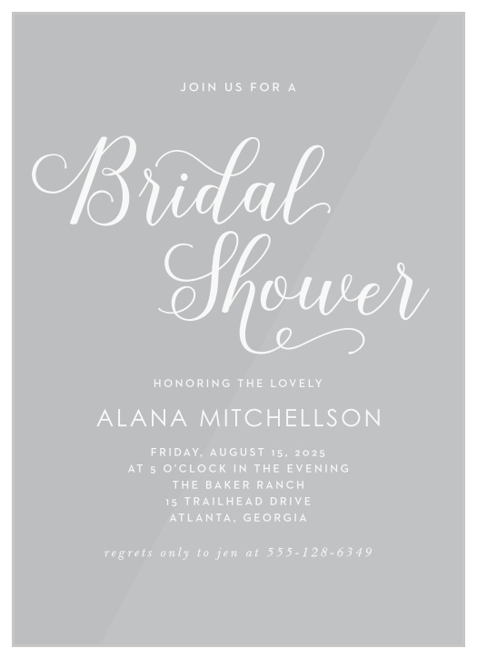 Bridal Shower Invitations Templates Match Your Color Style Free