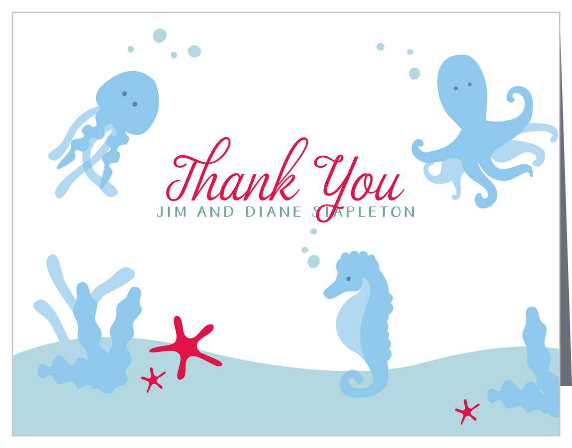 baby shower thank you cards with photo