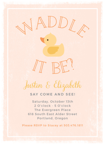 Gender Reveal Baby Shower Invitations Match Your Color Style Free