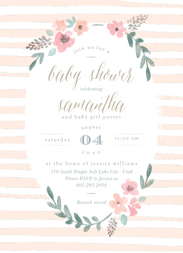 Baby Shower Invitations Templates Match Your Color Style Free