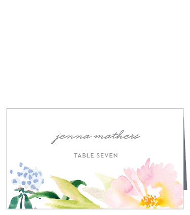 Treat your friends and family to unforgettable experience with our Summer Bouquet Place Cards.