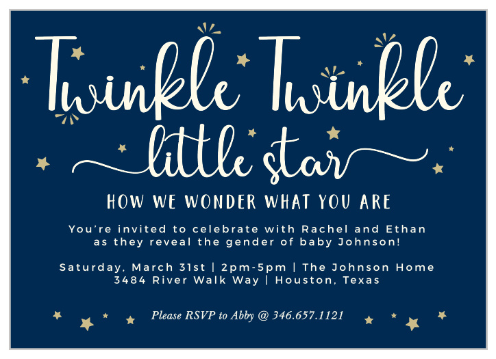 Editable Twinkle Little Star Baby Shower Invitation Digital Download Baby Sprinkle Little Star Moon Stars Elephant Corjl Template Printable