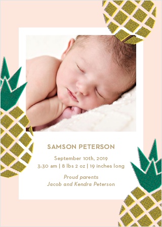 baby boy birth announcements photo and no photo announcements