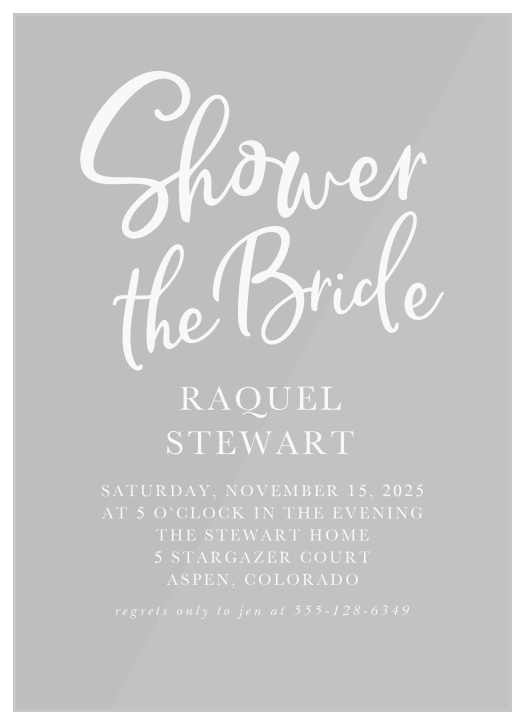 Bridal Shower Invitations Templates Match Your Color & Style Free!
