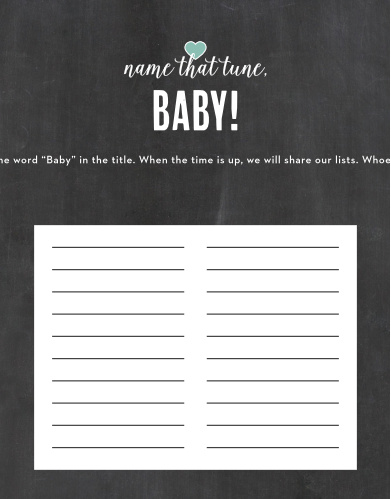 Baby Shower Games Match Your Color Style Free Basic Invite