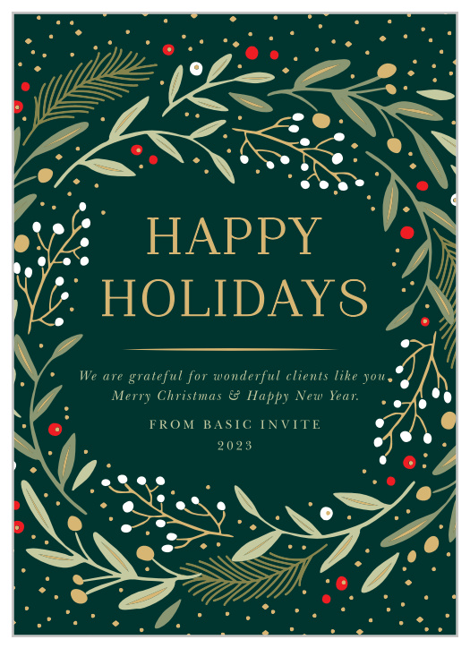 company holiday cards Corporate holiday cards messages and wording