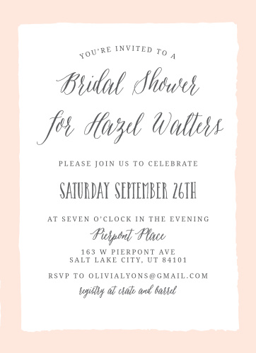 Bridal Shower Invitations Wedding Shower Invitations Basicinvite