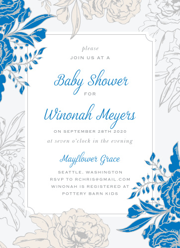 Baby Shower Invitations Templates Match Your Color Style Free