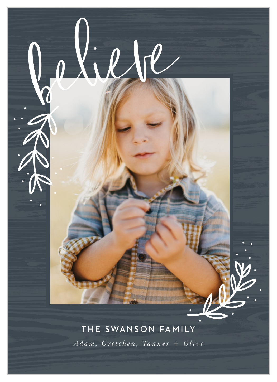 Simply Believe Christmas Cards by Basic Invite
