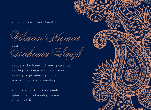 Indian wedding invitation pdf