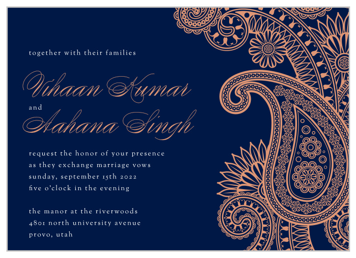 Kerala Wedding Invitations Match Your Color Style Free