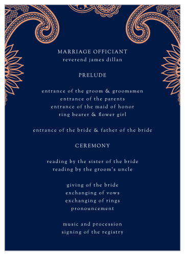 wedding ceremony templates free