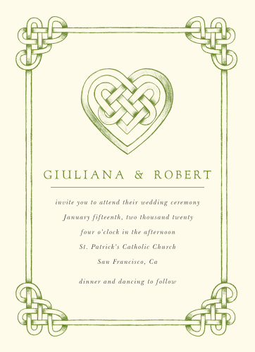 tie the knot wedding invitations match your color style free