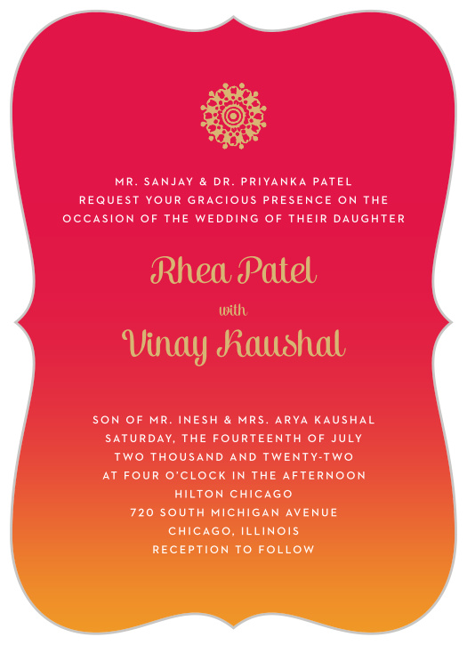 hindu wedding invitations