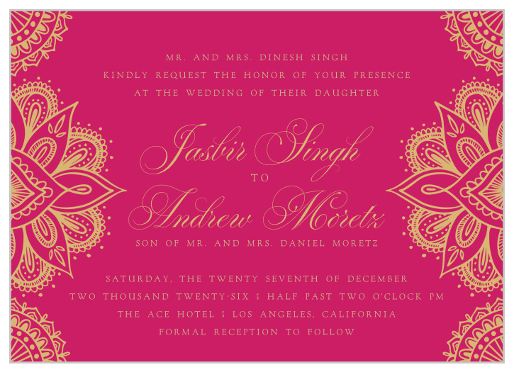 Featured image of post Indian Wedding Invitation Templates Hd Indian wedding invitation with mandala elements on dark background