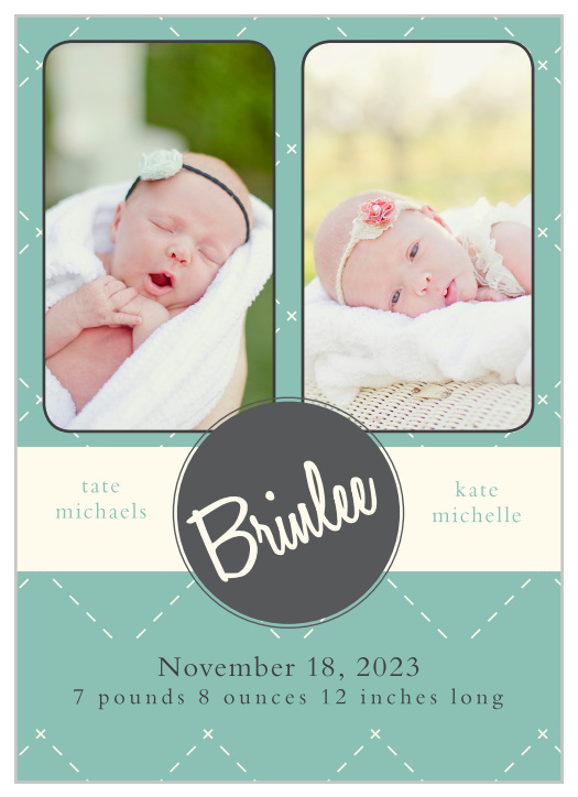 Baby Girl Birth Announcements 