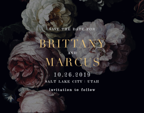 save the date cards match your colors style free basic invite