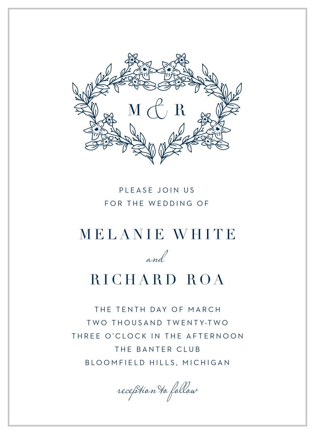 heart wedding invitations