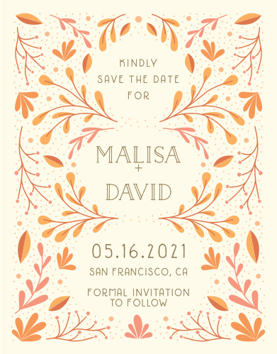 save the date cards match your colors style free basic invite