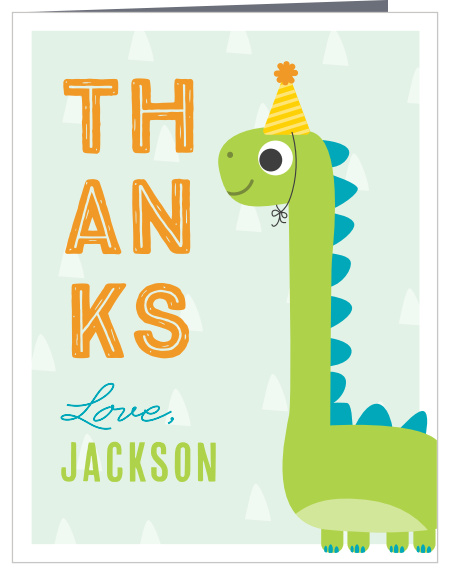 Dinosaur Thank You Cards Match Your Color Style Free