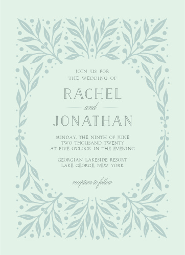 Fairytale Wedding Invitations Match Your Color Style Free