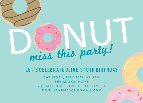 birthday invitations birthday party invites basic invite