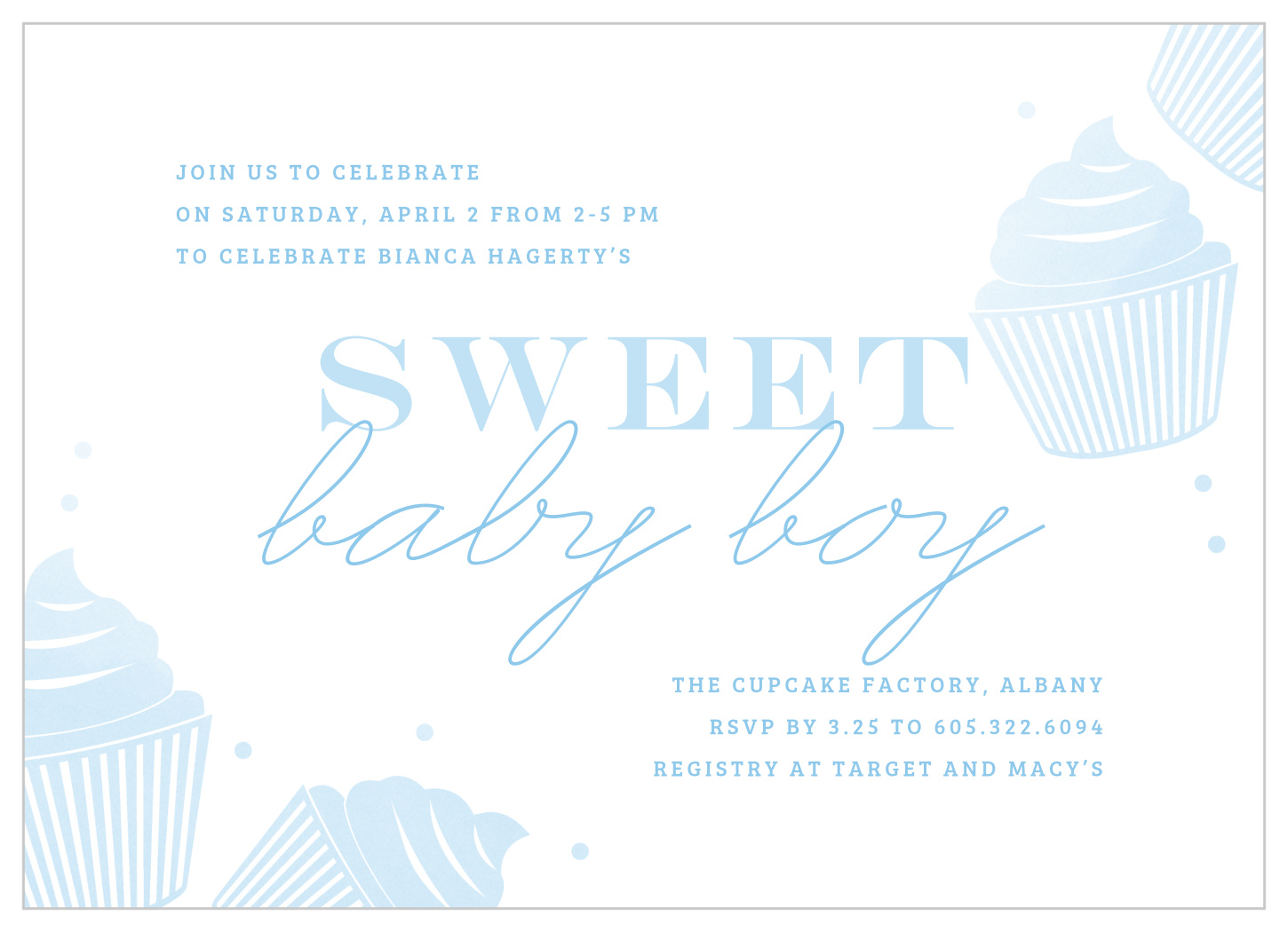 boy shower invitations